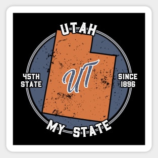 Utah My State Patriot State Tourist Gift Sticker